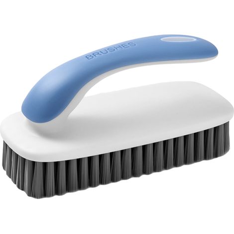 Brosse À Récurer Rectangulaire - Poils Rigides - Pour Salle De Bain Douche Baignoire Cuisine Sol Carrelage Tapis - 13 x 5,5 x 7 cm - 1 Pièce (1/5)