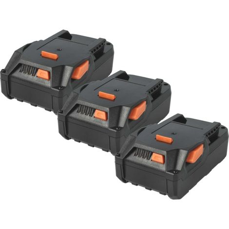 Batteries Li-ion 18V 1500mAh Lot de 3 compatibles AEG BUS 18, BSB 18 STX, BSS 18C Autonomie prolongée pour outils électriques