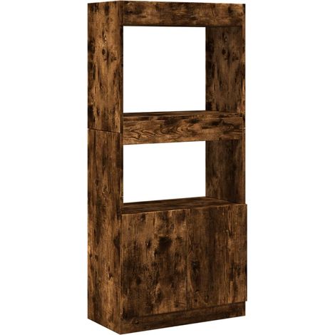 Maison Exclusive - Aparador de madera de ingeniería roble ahumado (1/5)