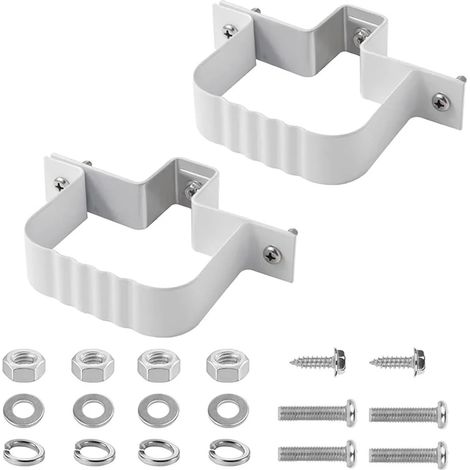 Supports de gouttière 4/2 jeux de sangles de descente et fixations (1/5)
