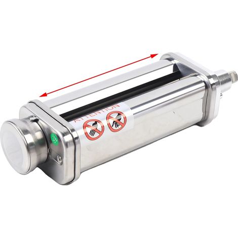 Coupe-pâtes, Acier Inoxydable, Épaisseur de Nouilles de 6,3 mm, Longueur de Rouleau de 14 cm (1/2)