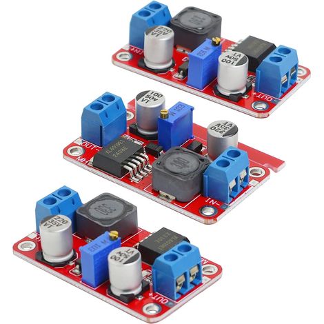 Spannungsanhebungsmodul (3er-Pack): Einstellbarer Gleichspannungswandler 3V-35V auf 5V-40V XL6019, Netzteil für tragbare elektronische Geräte (1/5)