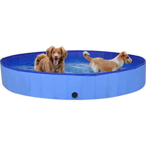 Faltbare Hundepool Blau 200x30 cm PVC