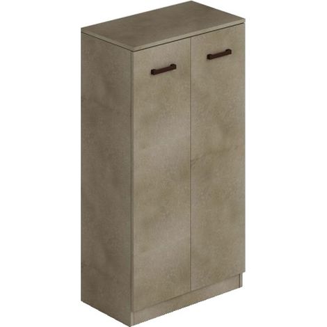 Mehrzweck-Schuhschrank aus Ton 2 Türen H130x71x38
