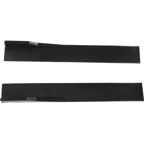 Lèvres Diffuseur Bas de Caisse Arrière Gloss Noir x2 pour Honda Accord Civic, Aileron Latéral, Spoiler de Protection Auto (1/5)