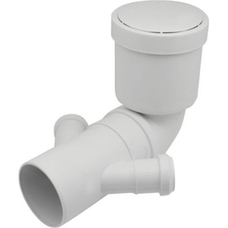 CURVA WC PROLUNGATA CON DOPPIO ATTACCO Diam. 90/40 VALSIR
