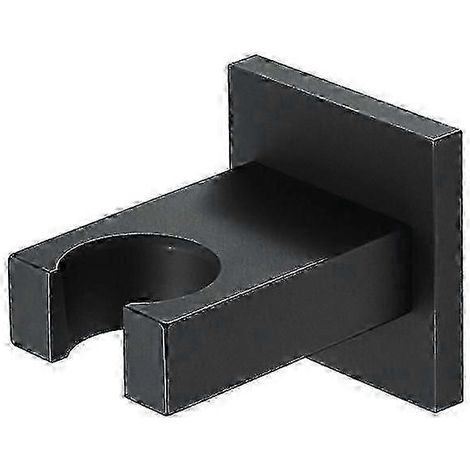 Support de douchette noir, pommeau de douche en laiton bon marché, pommeau de douche mural bon marché, support de douchette rectangulaire, support de douchette, noir (1/5)