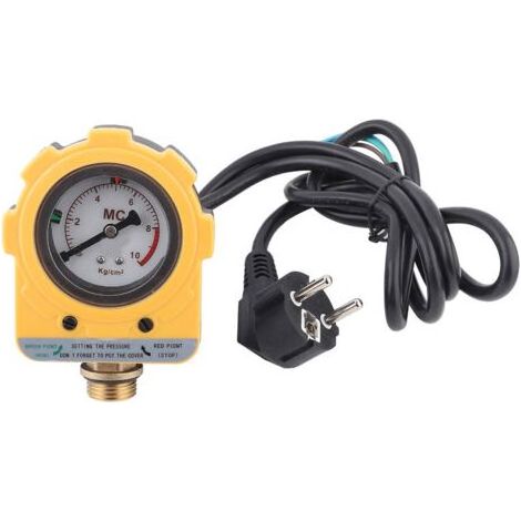 Contrôleur de pression 220 V 10 bars, interrupteur électronique pour pompe à eau (prise UE) (1/5)