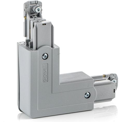[NEUWERTIG] Global Eckverbinder Noa Schutzleiter Außen Grau Verbinder Schienensystem B-Ware (1/2)