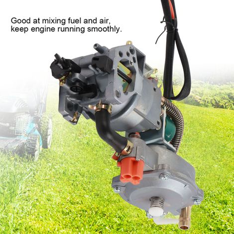 Carburateur manuel à double carburant pour groupe électrogène à essence Honda GX390 188F 190F (1/5)