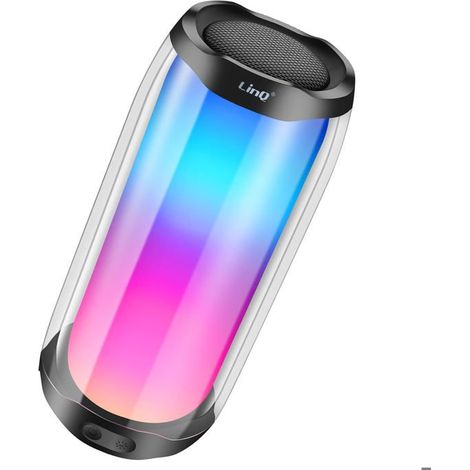 Enceinte Bluetooth - LinQ - Multicolore - Étanche IPX6 - Son puissant 8W - Autonomie 5h (1/5)