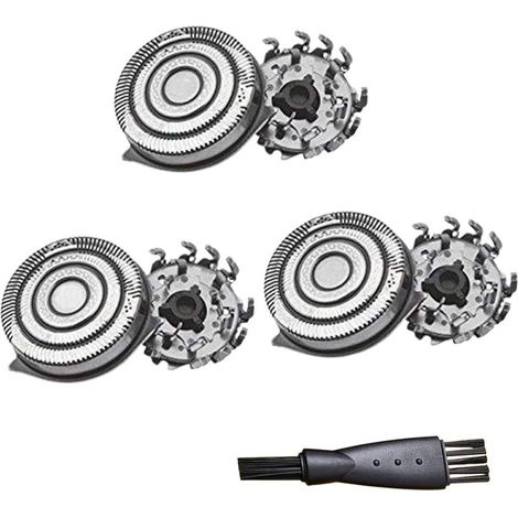 lot de 3 accessoires de salle de bain sh50 / 52 tête de rechange de rasoir compatible avec norelco série 5000 (s5xxx), aquatouch (s5xxx), aquatouch (at8xx, at7xx) et powertouch (pt8xx) (1/4)