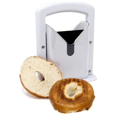 Kitchen Bread Cutter, Pastry Tool (White) (1/4)