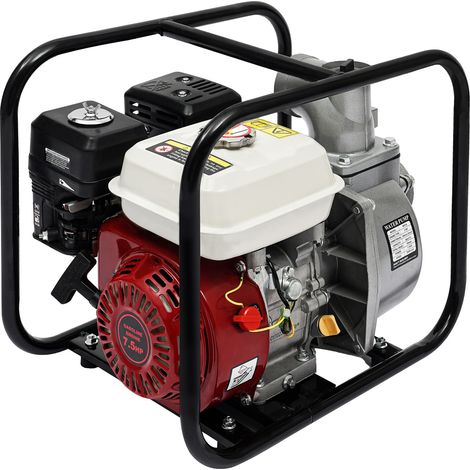 Pompe à eau à moteur à essence à quatre temps de 210 cm3, pompe de transfert d'eau à essence, pompe à eau de 3 pouces et 7,5 chevaux, pompe de transfert d'eau, 5500 W