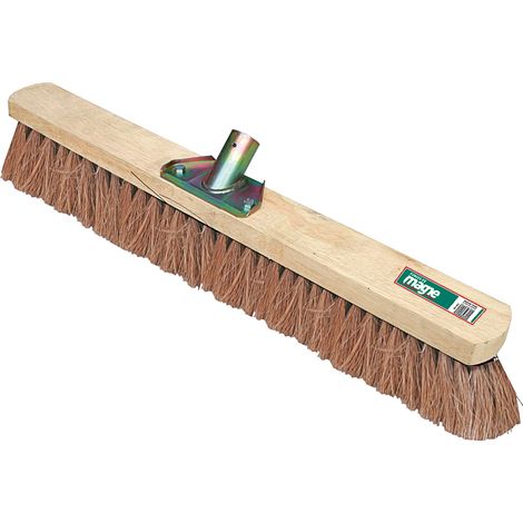 Balai coco 60cm douille métal – Fibre végétale naturelle – Pour sols durs et carrelages – Nettoyage efficace sans traces – Forges De Magne