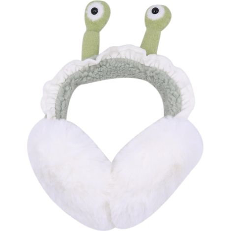 Cache-oreilles pliables en fausse fourrure en forme d'animaux mignons - Cache-oreilles chauds pour l'hiver pour femmes et filles, idéaux pour une utilisation en extérieur (1/5)