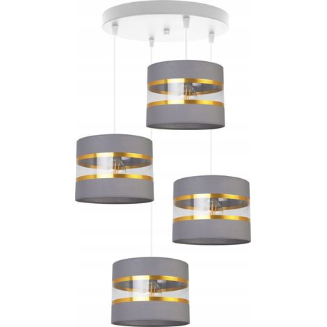 LAMPADAIRE SUSPENDU LUSTRE ABAT-JOUR MODERNE (1/5)