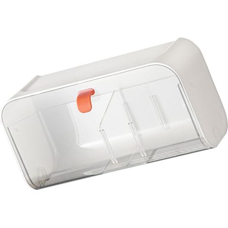 Lntyq An der Wand montierte Aufbewahrungsbox für Schmuck und Kosmetik – effiziente Badezimmer-Organizer-Box – staubdichter Make-up-Organizer (1/5)