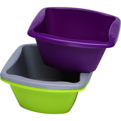 Eckige Polypro-Waschschüssel 6 Liter - Roulor