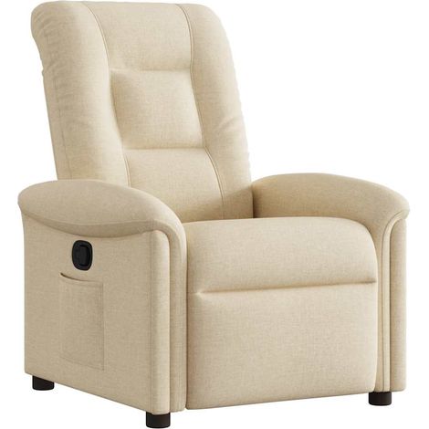 Relaxsessel Creme Stoff vidaXL (1/5)