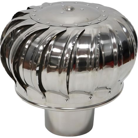 Ventilateur De Toiture, Chapeau De CheminéE Rotatif, Couvre CheminéE Anti Refoulement, éOlienne De Toiture Rotative Industrielle Et Scientifique, Acier Inoxydable