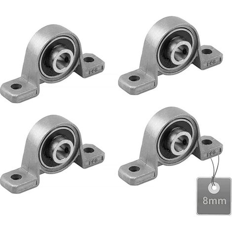 BEBUSINGOTO 4 Stück Stehlager, Stehlager, Kugellager, Lager aus Zinklegierung, Stehlager, Kugellager (1/5)