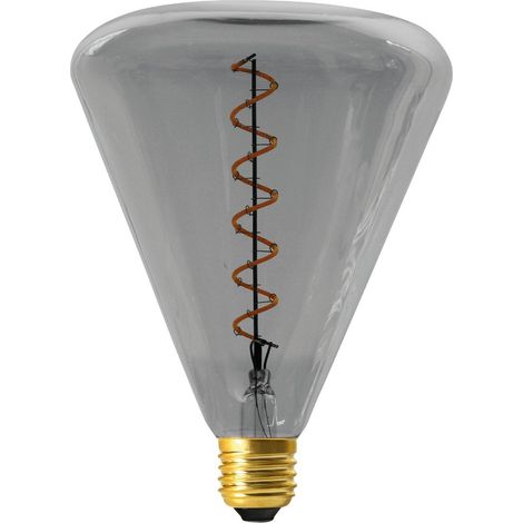 Ampoule LED E27 4W Décorative en Verre et Métal Coloris Gris pour Luminaire Transparent - PANGIVO (1/5)