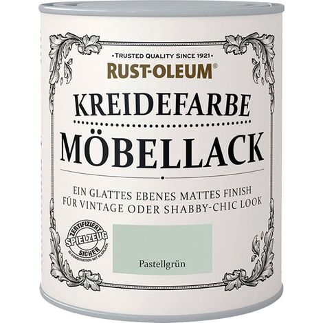 Rust-Oleum Kreidefarbe Möbellack 125 ml pastellgrün Spreizdübel