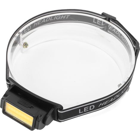 Lampe frontale étanche, multifonctionnelle, rechargeable par USB, avec bandeau ajustable, idéale pour la pêche et le vélo de nuit. (1/5)