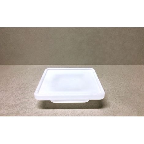 VASCHETTA VETRO SAT. PER SAPONE SINGOLO BASE 69X69 MM. - CAPANNOLI (1/2)
