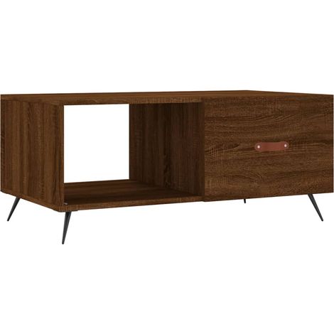 Maison Exclusive - Tavolino da Salotto Rovere Marrone 90x50x40cm Legno Multistrato