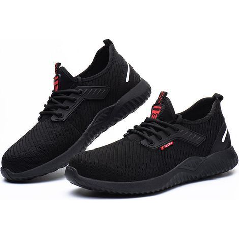 Chaussures à bout en acier Convient pour une longueur de pied de 270 mm 44 pour hommes Chaussures de sécurité confortables Baskets à bout en acier antidérapantes Entrepôt Industrie Construction Chauss (1/3)