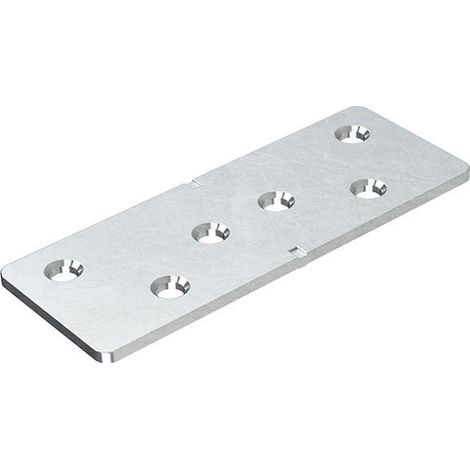 HERRAJES ALK placa recta ancha gabon 95-36-2mm zincado , 0UNIDADES