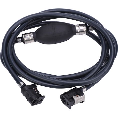 Tuyau à huile universel en silicone noir pour moteur hors-bord - Accessoire (1/5)