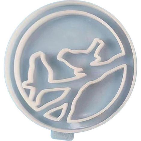 Moules en résine pour couronnes d'oiseaux (couple), moules à pâtisserie en silicone pour couronnes (1/4)
