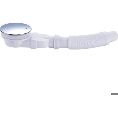 Bonde De Douche - 90 mm - Siphon Anti-Odeurs - Hauteur De Construction 59 mm - Couvercle Chromé Ø 115 mm Blanc - 1 Pièce (1/4)