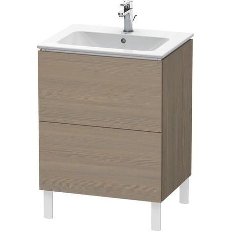 Meuble vasque L-CUBE 620x481mm 2 Au we s-matt ES NB milieu