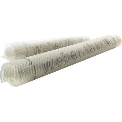 Webertherm re160 rete in fibra di vetro bianco rotolo 50x1 mt