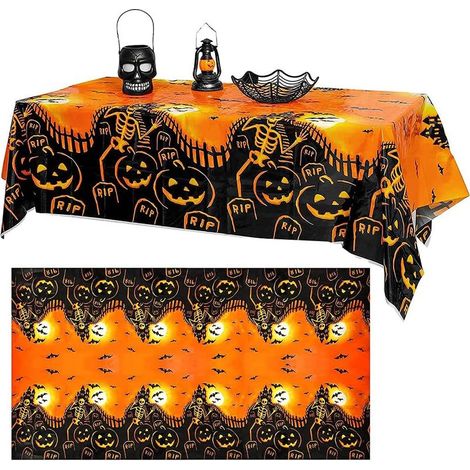 nappe d'Halloween effrayante, décoration d'Halloween, nappe effrayante (1/5)