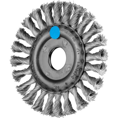PFERD TOOLS Rundbürste gezopft RBG Ø 115x12x22,2 mm Edelstahl-Draht-Ø 0,35 mm Winkelschleifer (10) 10 Stk