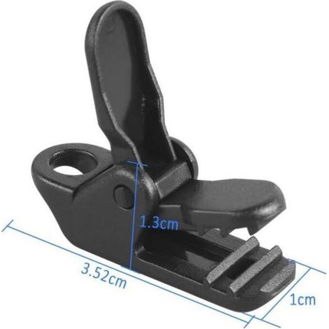 Pince Pour Bâche - 3.2 x 1 x 1.3 cm - Camping Extérieur Toile Ombrage Caravane Bateau Piscine - 100 Pièces (1/5)