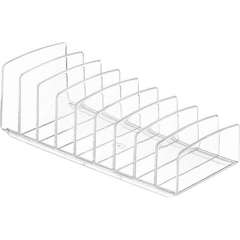 Aufbewahrungsbox für Lidschattenpaletten mit 9 Fächern, transparenter Make-up-Organizer für Lippenstift, Sonnenbrille und Geldbörse