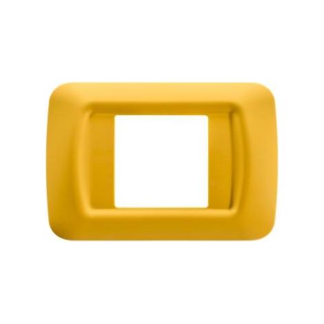 PLAQUE 2 POS.JAUNE MAIS TOP SYSTEM GEWISS GW22582