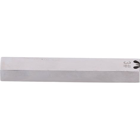 Outil de pose de fermeture à glissière en acier à matrice, pratique et polyvalent pour travaux manuels et articles en cuir, lot de 3 pièces épaissies. (1/5)