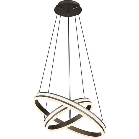 Globo - lámpara colgante - GROUNI - acero - metal - Ø 60cm - LED (1/5)