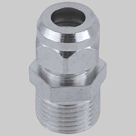 NIPLES MASCHIO PER CANNETTE CROMATO - 1/2x12