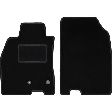 Alfombrillas delanteras para Renault Megane III hatchback, coupé, grand tourer, station wagon (2008-2015) negras (1/5)