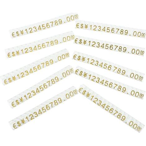 piece set of decorative price cubes made of ABS with (1/5)