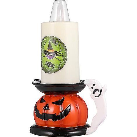 1 lampe bougie d'Halloween pour décorations d'Halloween (1/3)
