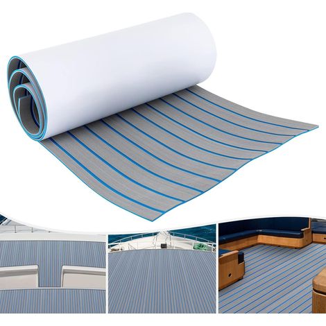Eva mousse bateau 240 x 60cm anti-dérapant pont teck Eva mousse bateau Yacht plancher tapis tapis auto-adhésif, Bateau / Marine / Yacht / bateau / quai marine plancher (1/5)